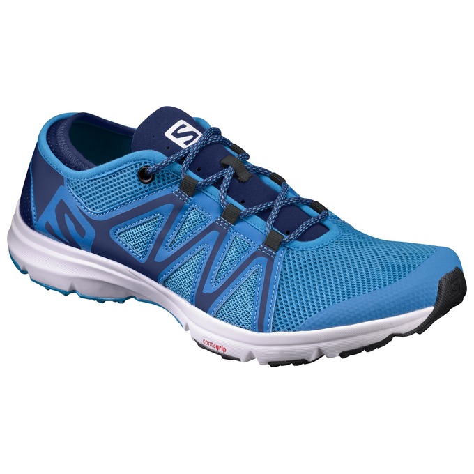 Salomon Singapore Mens Water Shoe - CROSSAMPHIBIAN SWIFT Blue | 60971-NLUK